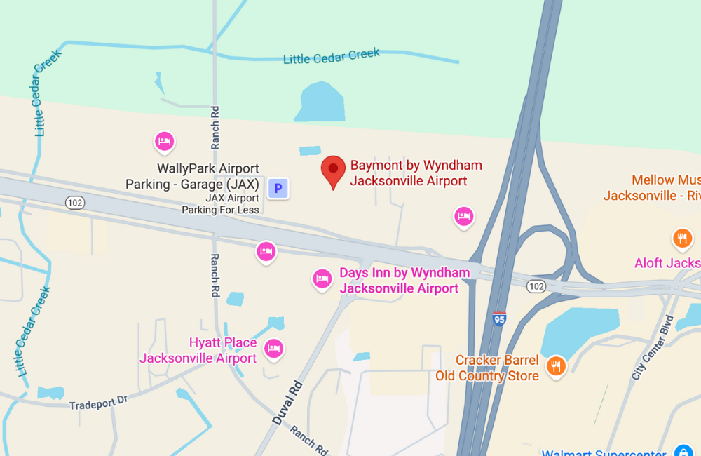 Jacksonville Simulator Map